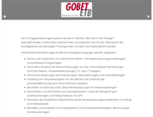 Tablet Screenshot of gobet-etb.ch